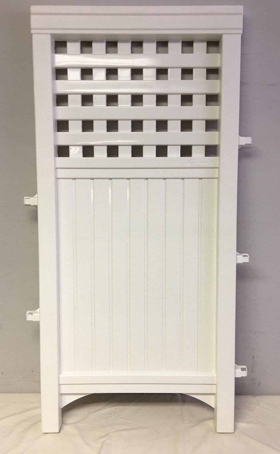 White 4-Piece Outdoor Screen Enclosure Set G485