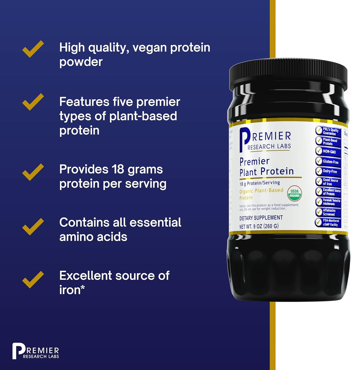 Plant-Based Protein Powder - 9 oz F456