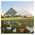 Large Metal Chicken Coop with Waterproof Cover G66215