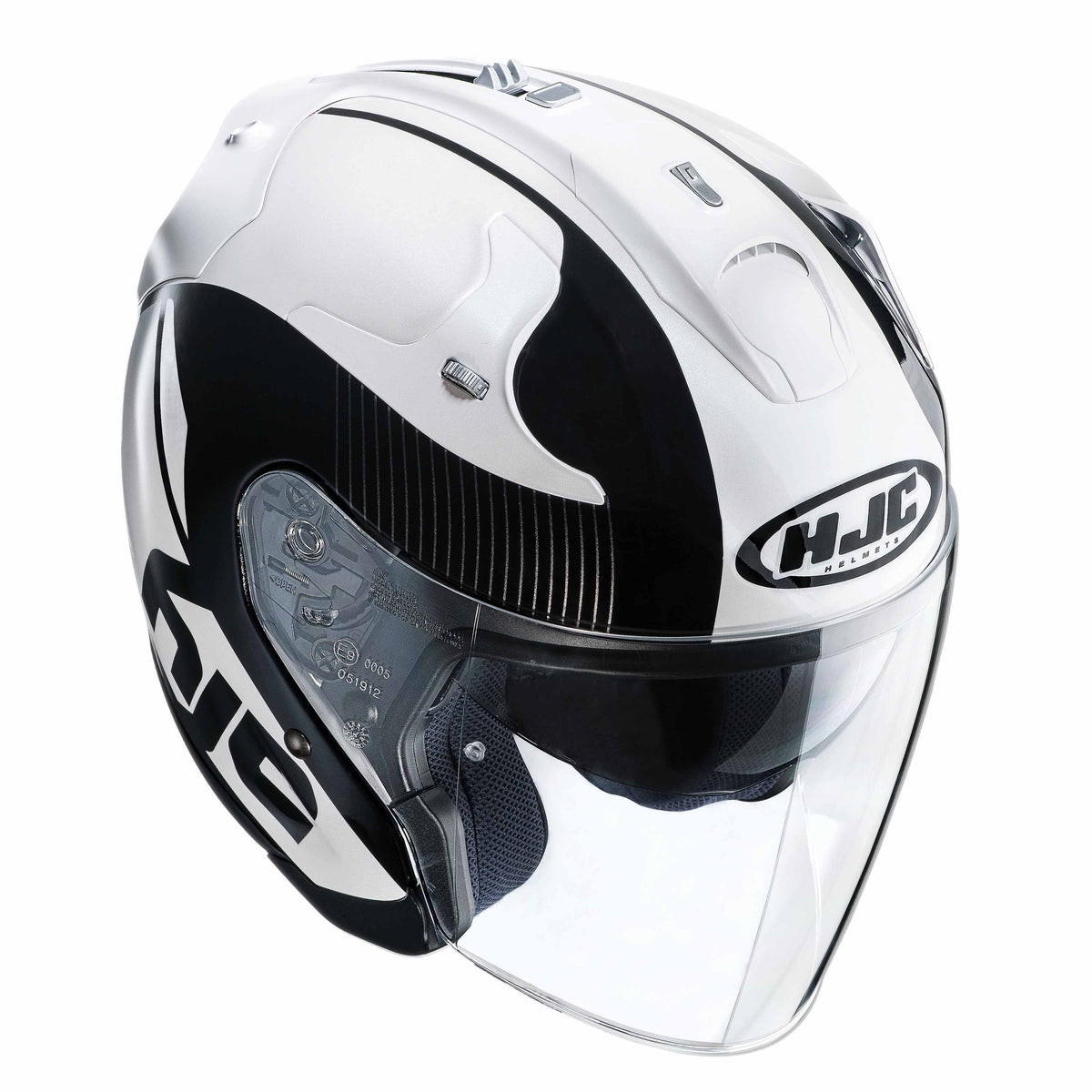 Black White 2XL Helmet X53032