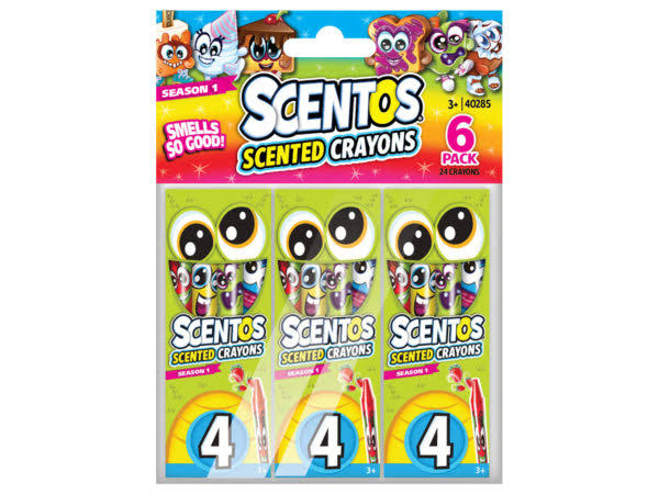 24 Scentos Scented Crayon Value Pack Q122