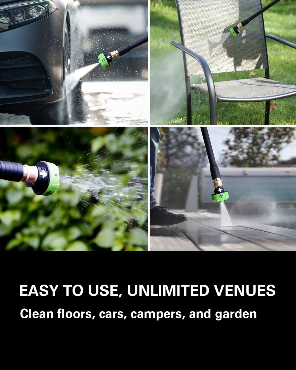 24V 600-PSI Cordless Power Cleaner with 4.0 Ah Battery and Charger H5080