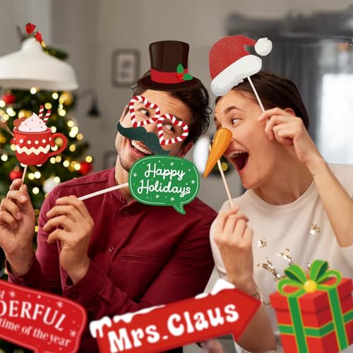 Christmas Photo Booth Props & Frame G539552