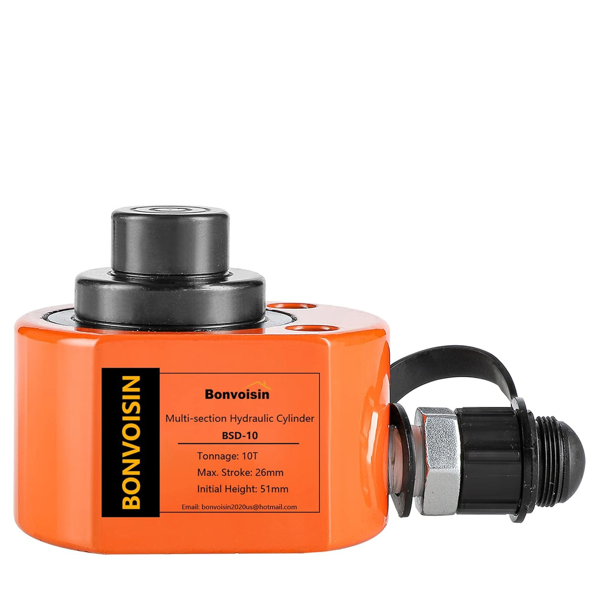 10T Hydraulic Cylinder Jack Porta Power Mini Hydraulic Ram Multi-Acting Low Profile Lifting Cylinders A21119