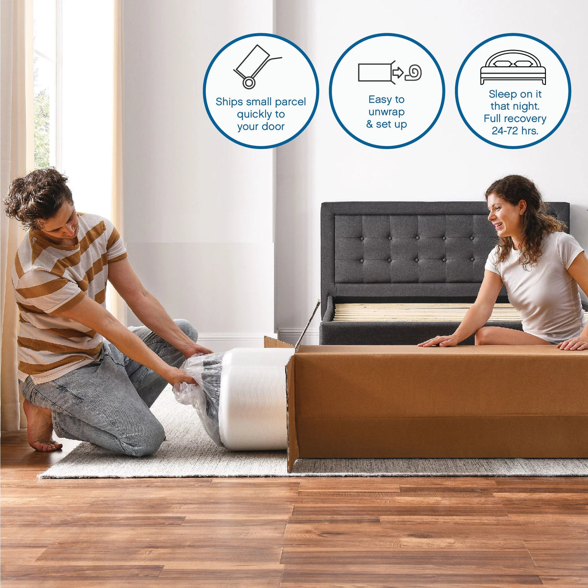 8 Gel Memory Foam Mattress, Twin E2017