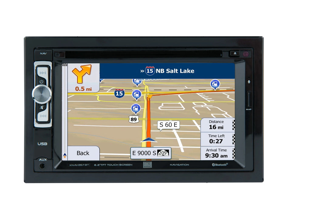 6.2 inch Double Din Car Stereo with Built-in Navigation N5304
