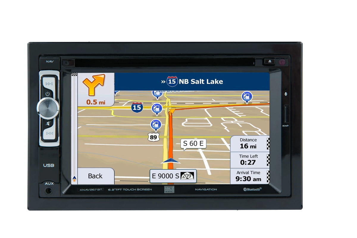 6.2 inch Double Din Car Stereo with Built-in Navigation N5304