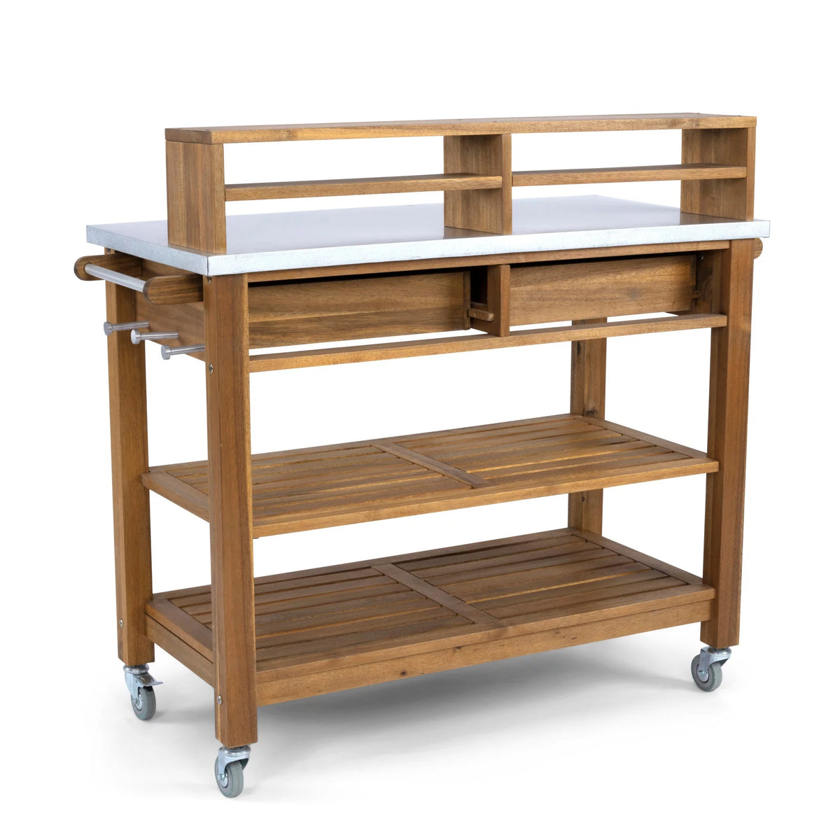 Brown Wood Potting Bench Z280306