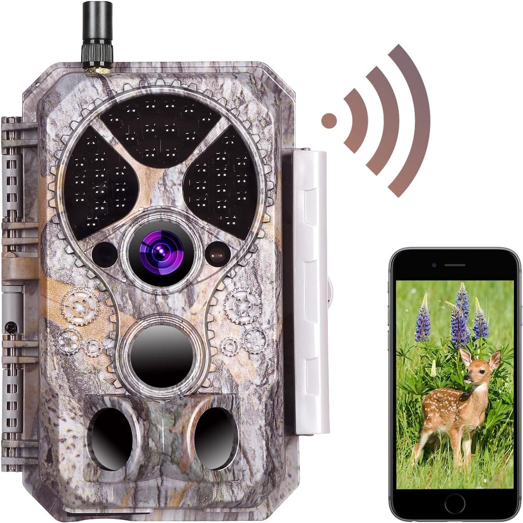 2-Pack Bluetooth WiFi Trail Camera 32MP 1296P Waterproof E911405