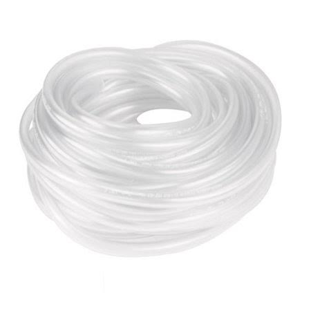 Clear Hard Durable Plastic Tubing, Inner Diameter 1 inch, Outer Diameter 1-1/8 inch, 25 ft E5806