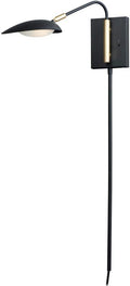 Black Satin Brass 1-Light LED Wall Sconce L274
