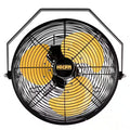 Yellow 12 in. 3-Speeds Wall Fan with Metal Structure C843716