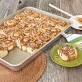 Nonstick High Sided Sheet Cake Baking Pan, Gold and Silver, 17.9" x 13" x 2" I715