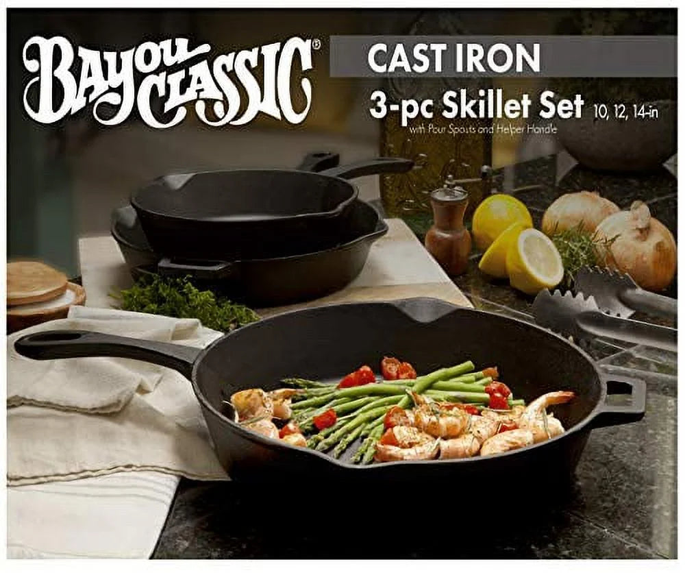 3 Piece Cast Iron Skillet Set K773622