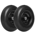 13 Inch Solid Flat Free Replacement Tires and Wheels 4.00-6 with 5/8'' Axle Bore Hole Q90949