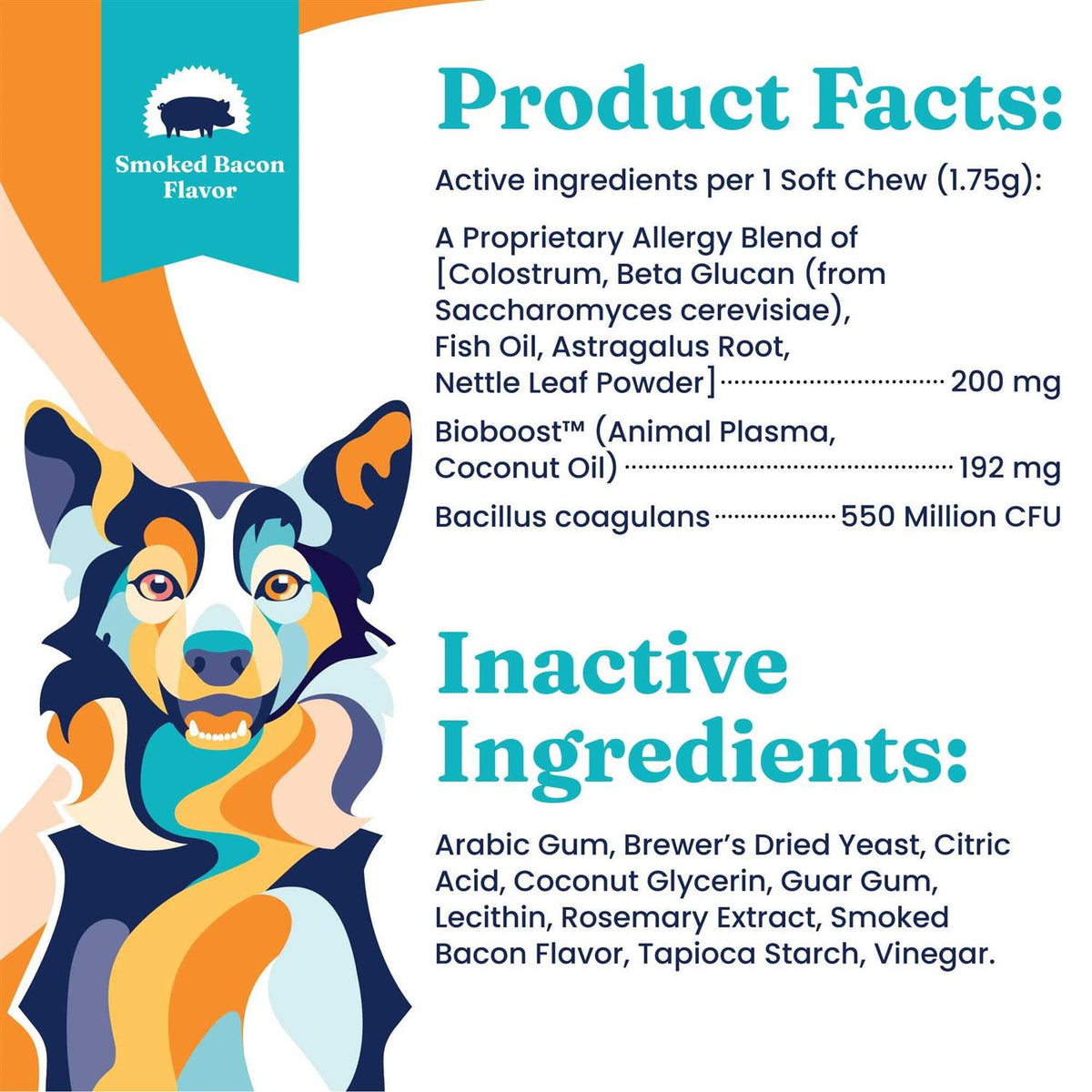 Dog Allergy Chews with Wild Alaskan Salmon Oil P908