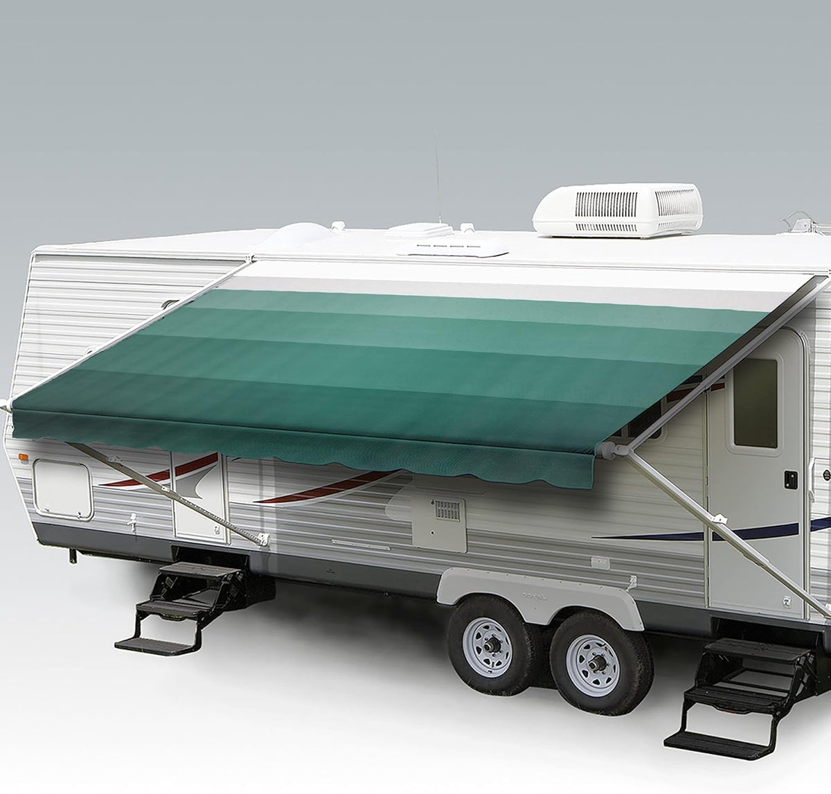 Heavy Duty Weatherproof Vinyl RV Awning Fabric Replacement V757449