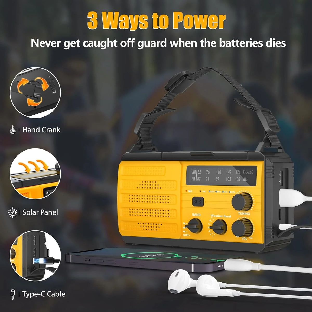 Portable Solar Generator with Solar Panel D744