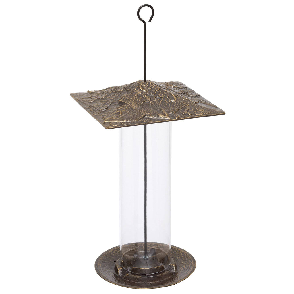 French Bronze Tube Feeder D747