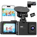 4K Dual Channel Dash Cam with 64GB Card J777