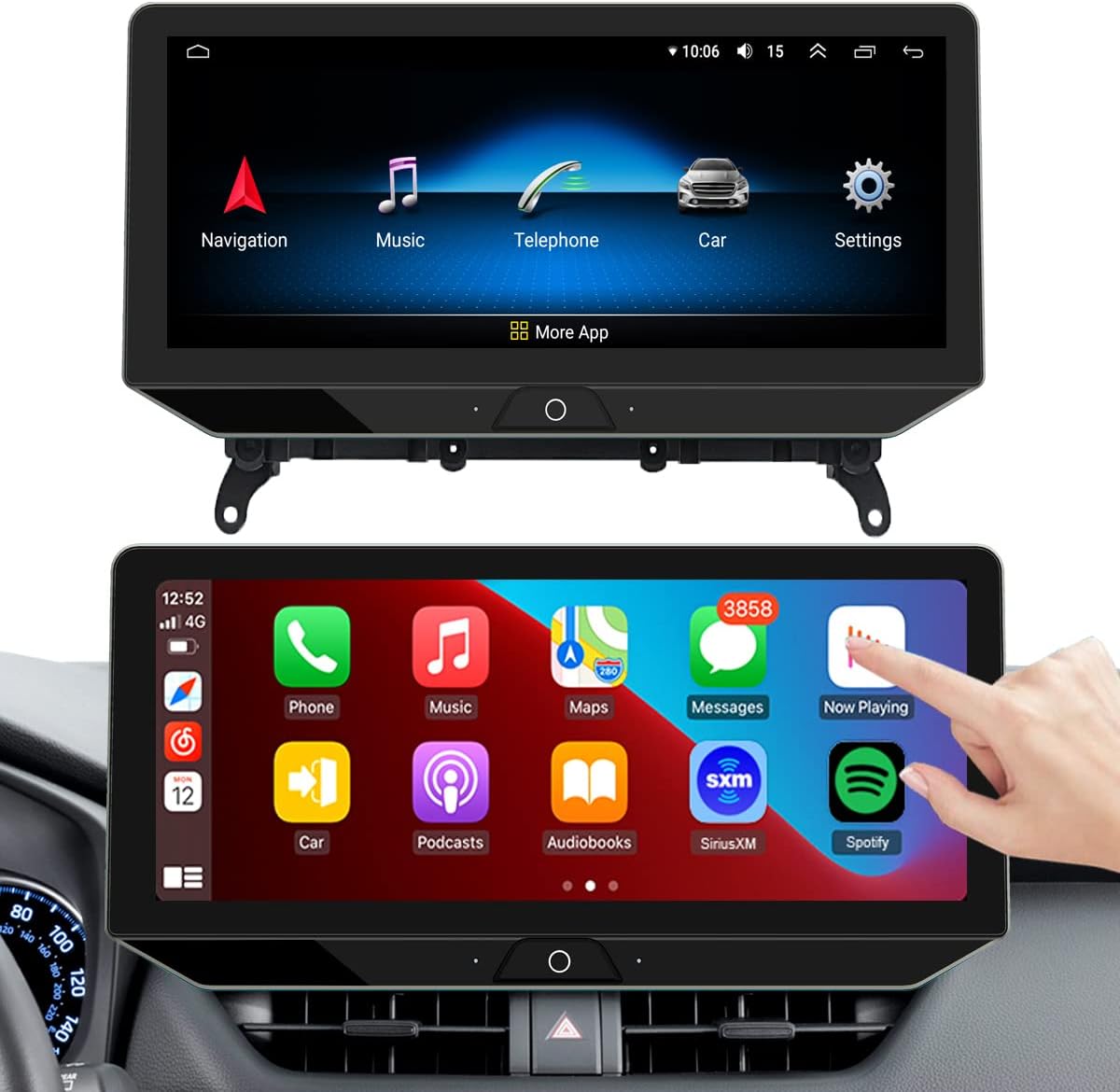12.3inch Touch Screen Wireless Carplay Android Stereo S528856