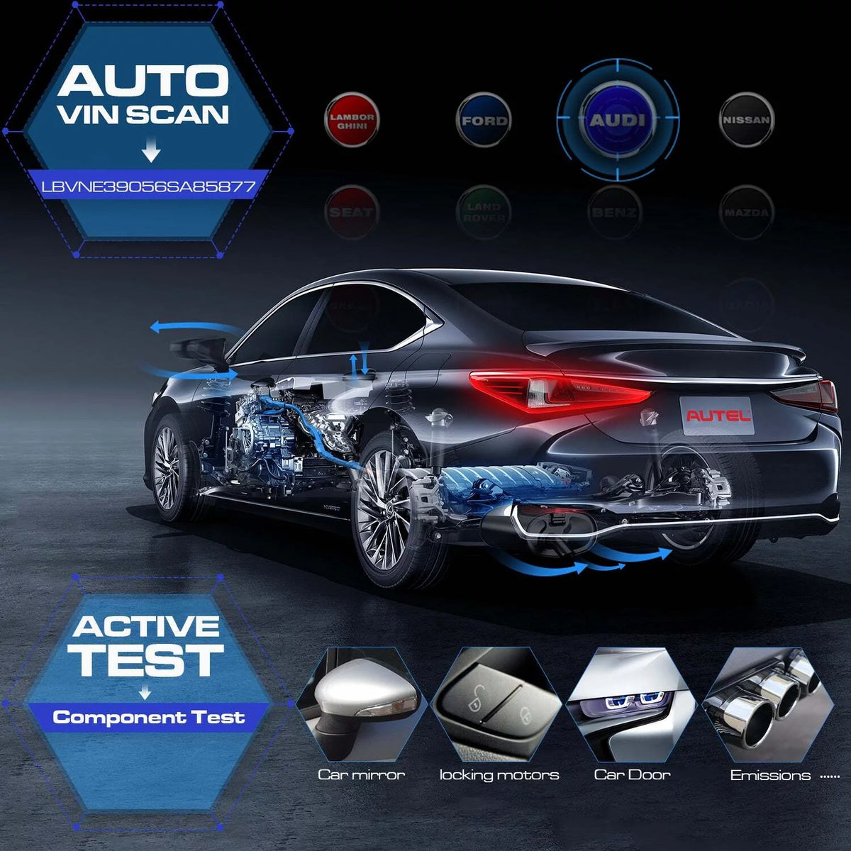 Auto Diagnostic Scan Tool A8180