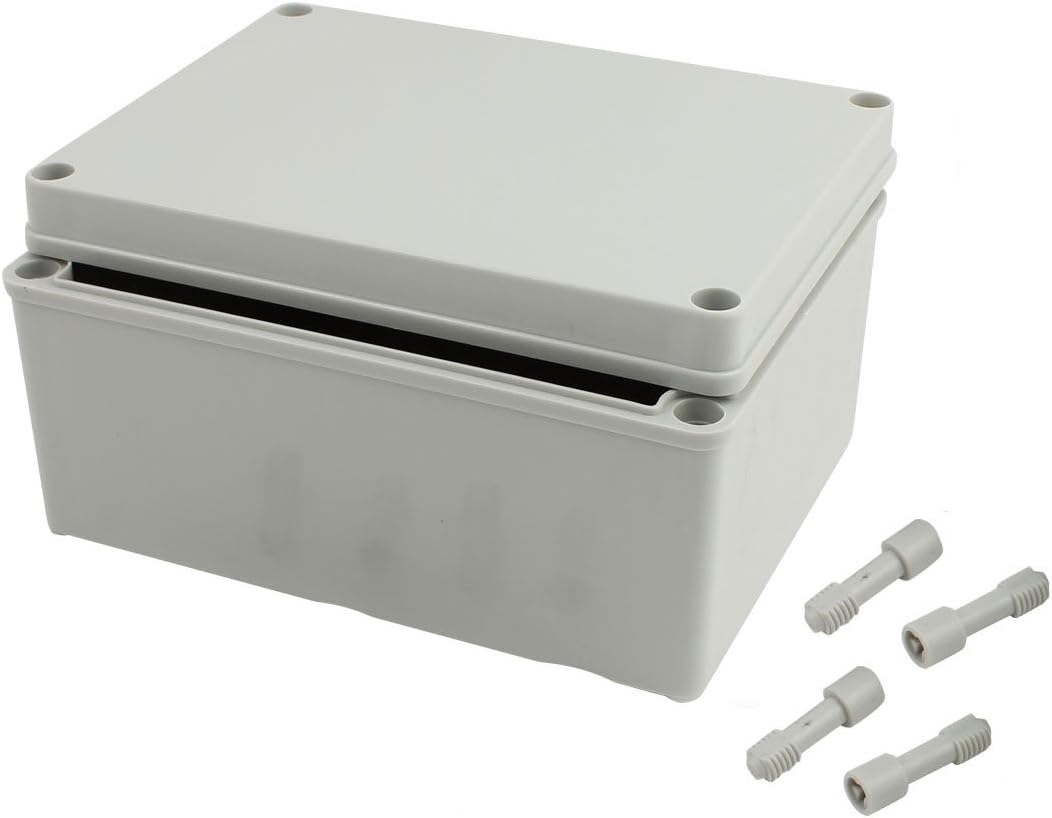 8x8x5.2 IP67 Dustproof Junction Box Gray Pack of 2 Q4030