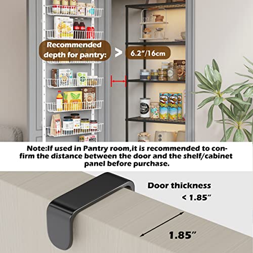 8-Tier Over the Door Metal Pantry Organizer P2580