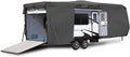 Waterproof RV Travel Trailer Cover Fits 14'-16' with Zippered Panels E392
