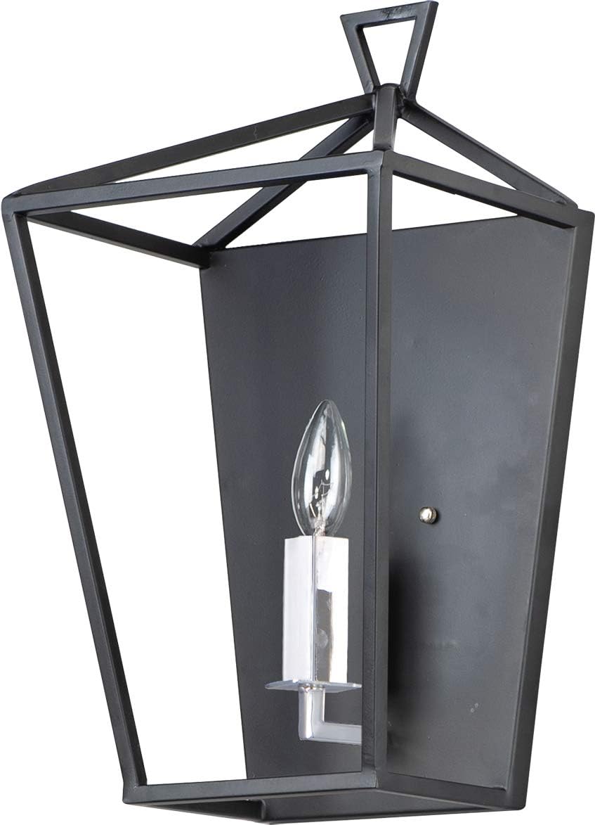 Black Satin Brass 1-Light LED Wall Sconce L274