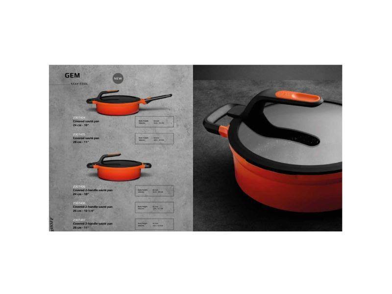 Cast Aluminum Non-Stick Covered Saute Pan Q12904