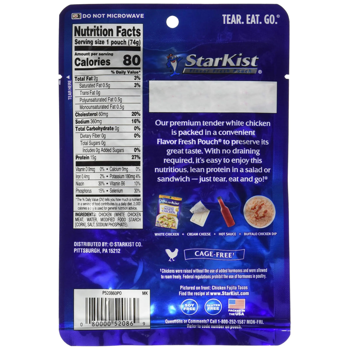Pack of 8 White Chicken K1860