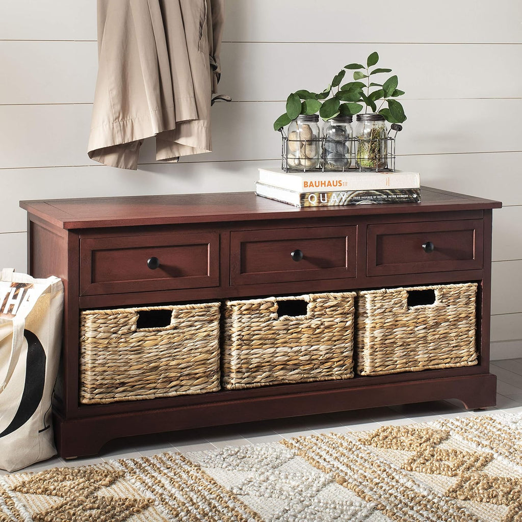 Red 3-Drawer Storage Unit T1599
