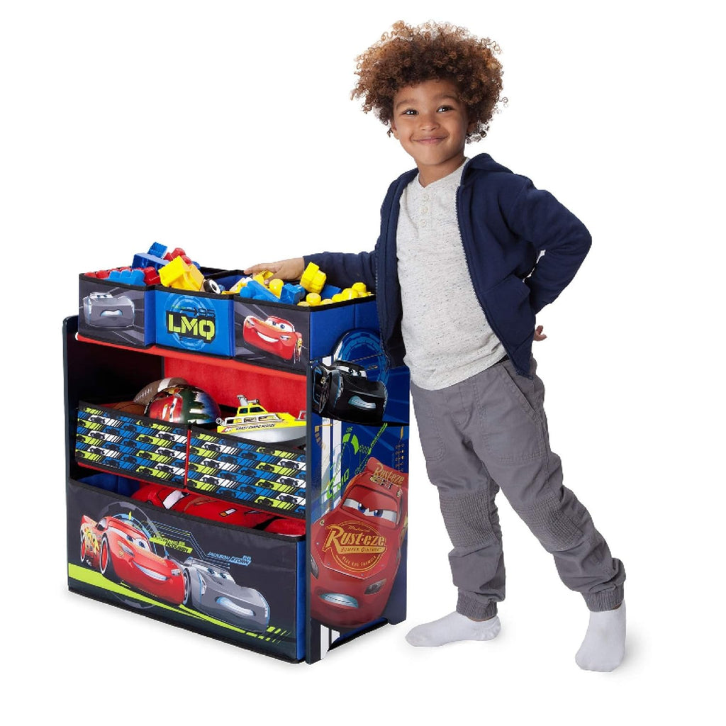 Toy Organizer and Kids Table and Chair Set With Storage (2 Chairs Included) F49132