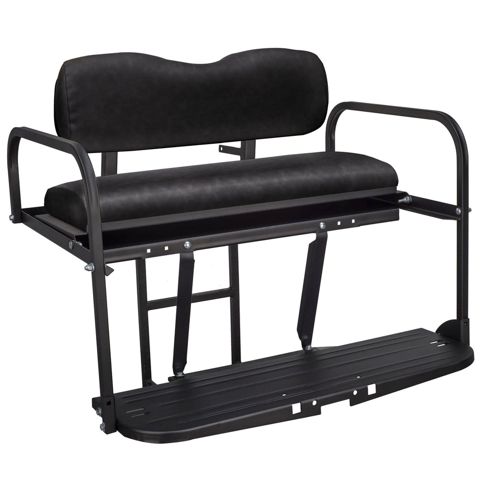 Aluminum Black Golf Cart Rear Flip Seat Kit K251
