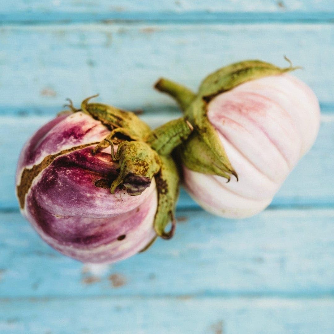 25 Seeds Italian Heirloom Eggplant H8386