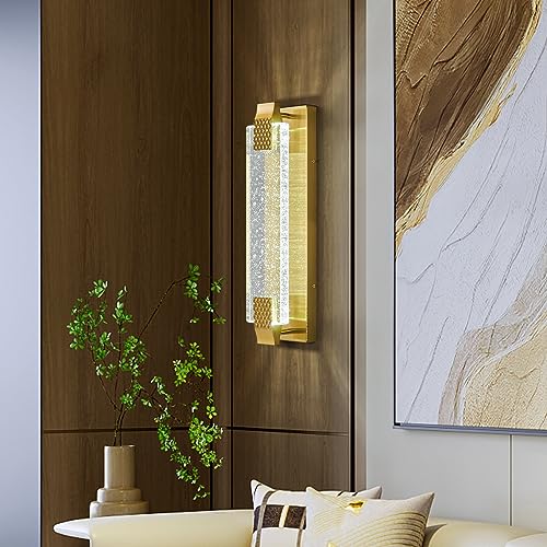 Gold LED Wall Sconce 2 Pack O4741