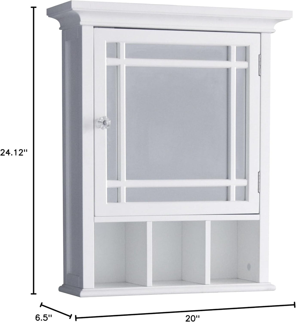 White Bathroom Cabinet U462