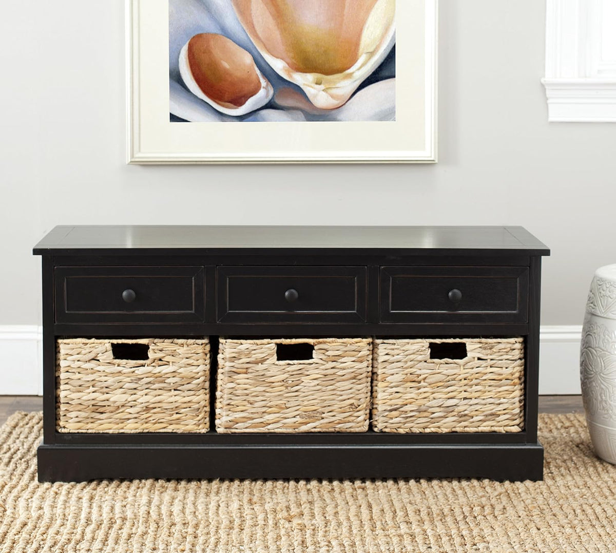 Red 3-Drawer Storage Unit T1599