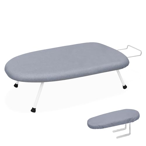 23.6" L x 14" W x 7" H Removable Sleeve Folding Legs Cotton Cover Countertop Ironing Board M935340