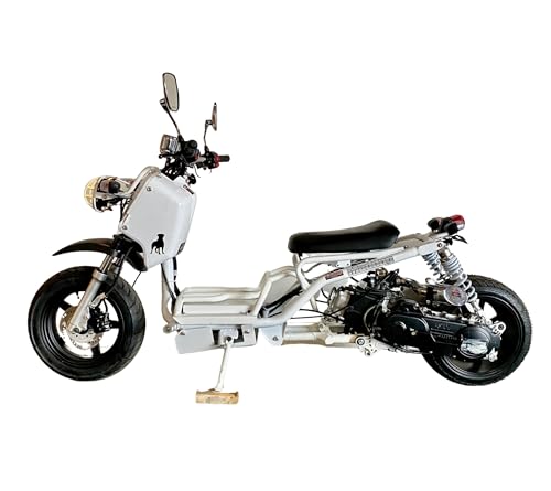 50cc Stretched Scooter Automatic Transmission Wide 205/30-12 Rear Tire Street Legal Moped W17448