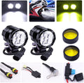White/Yellow/Strobe 60W LED Motorcycle Spotlight U2961