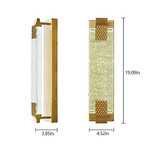 Gold LED Wall Sconce 2 Pack O4741