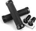 Non-Slip Rubber Bicycle Handlebar Grips with Aluminum Lock S3072