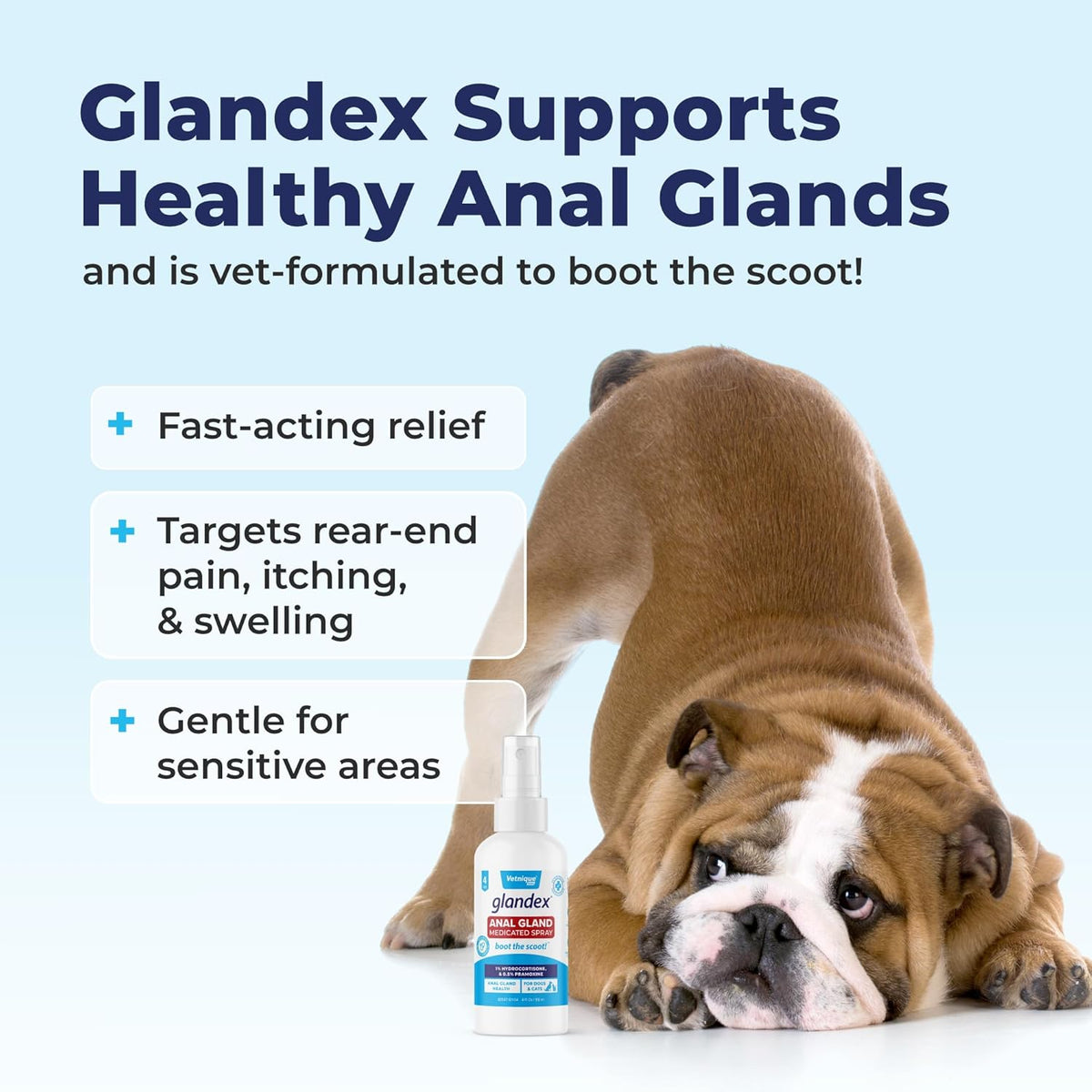 Medicated Dog Anal Gland Spray (4oz) W516