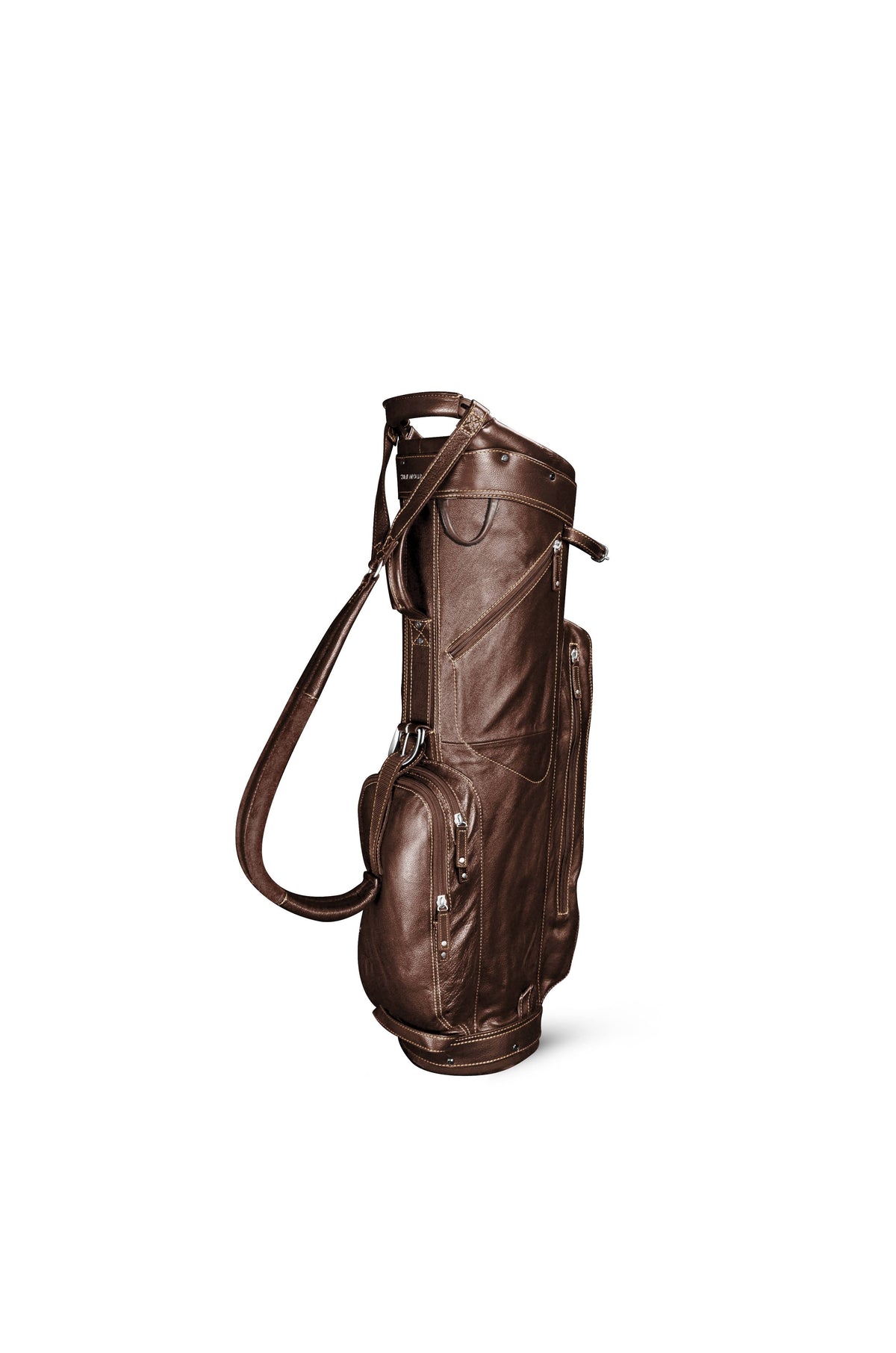 Brown Leather Cart Bag Q928