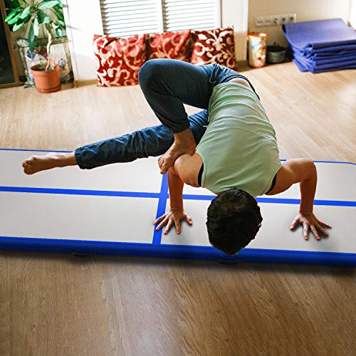 10ft/13ft/16ft/20ft Inflatable Gymnastics Tumbling Track Mat with Electric Air Pump D6830