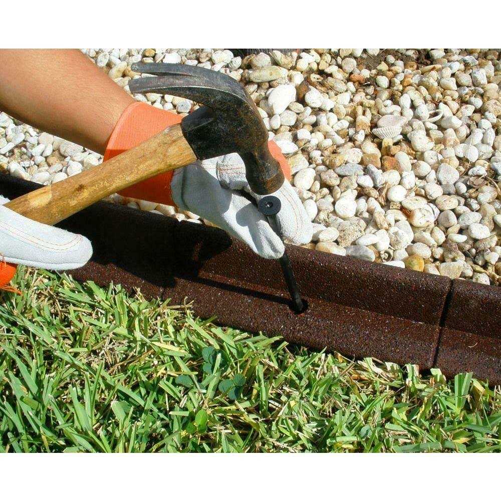 4 ft Rubber Landscape Edging M57175