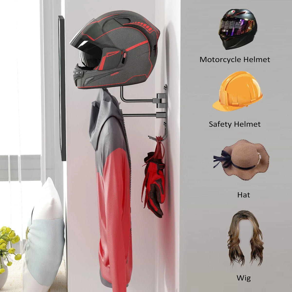 180 Rotation Helmet Wall Mount B934856