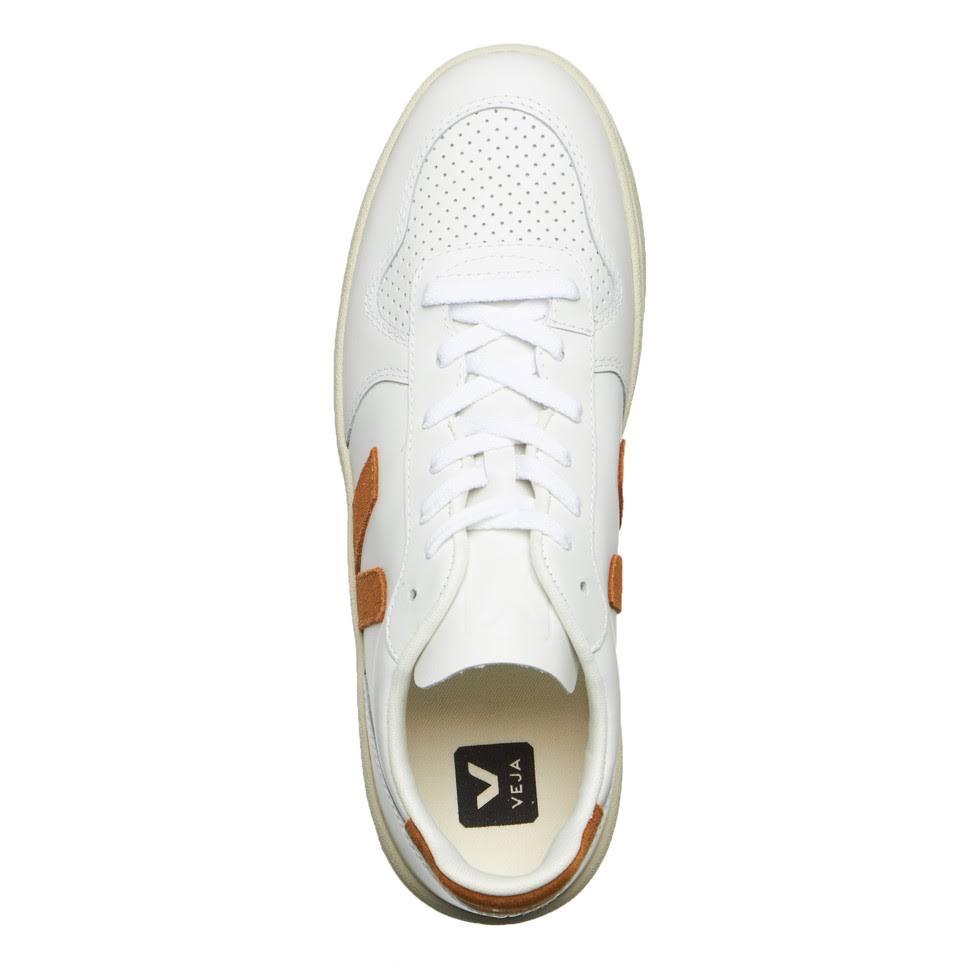 White Camel Leather Trainers F846431